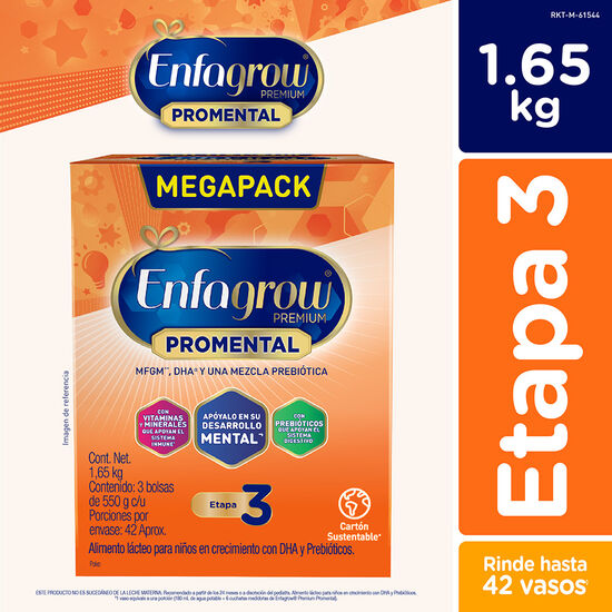 Alimento lácteo Enfagrow Premium Promental Etapa 3 1650 g